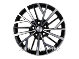 Khomen Wheels KHW1717 (ZV17_X-Trail) 7x17 5x114.3 ET45 66.1 Black-FP